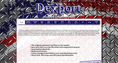 Desktop Screenshot of dexport-tool.com