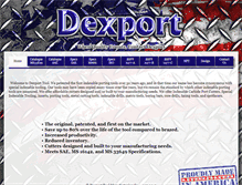 Tablet Screenshot of dexport-tool.com